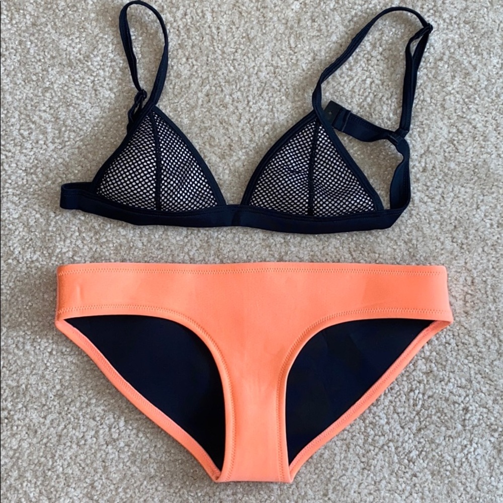 Triangl Tilly Sunburst Neoprene Bikini with bag